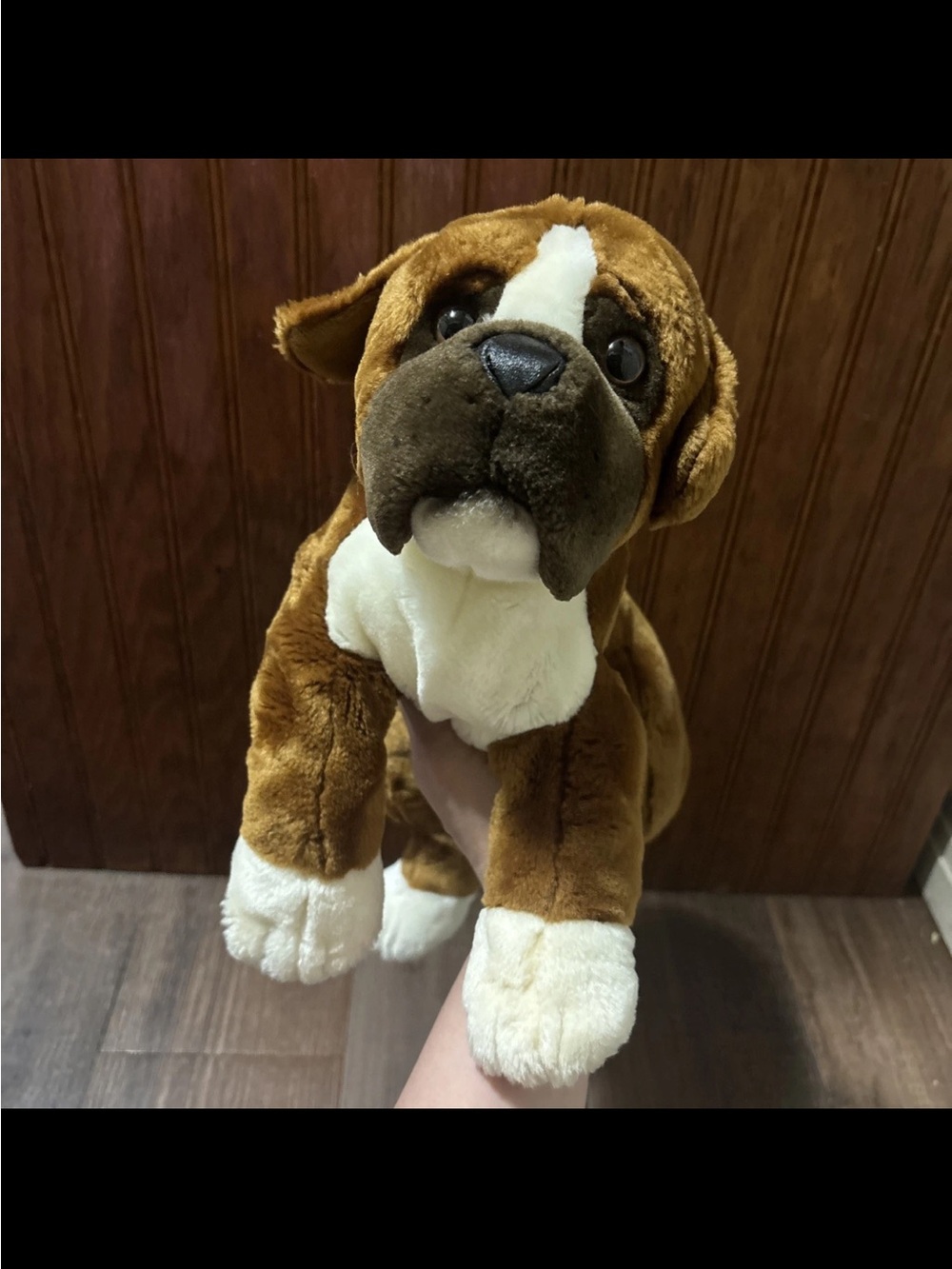 Animal Alley Toys R Us Exclusive Brown and White Boxer Plush Animal Puppy